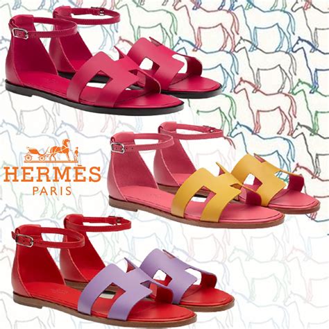 hermes santorini sandal|hermes sandals with strap.